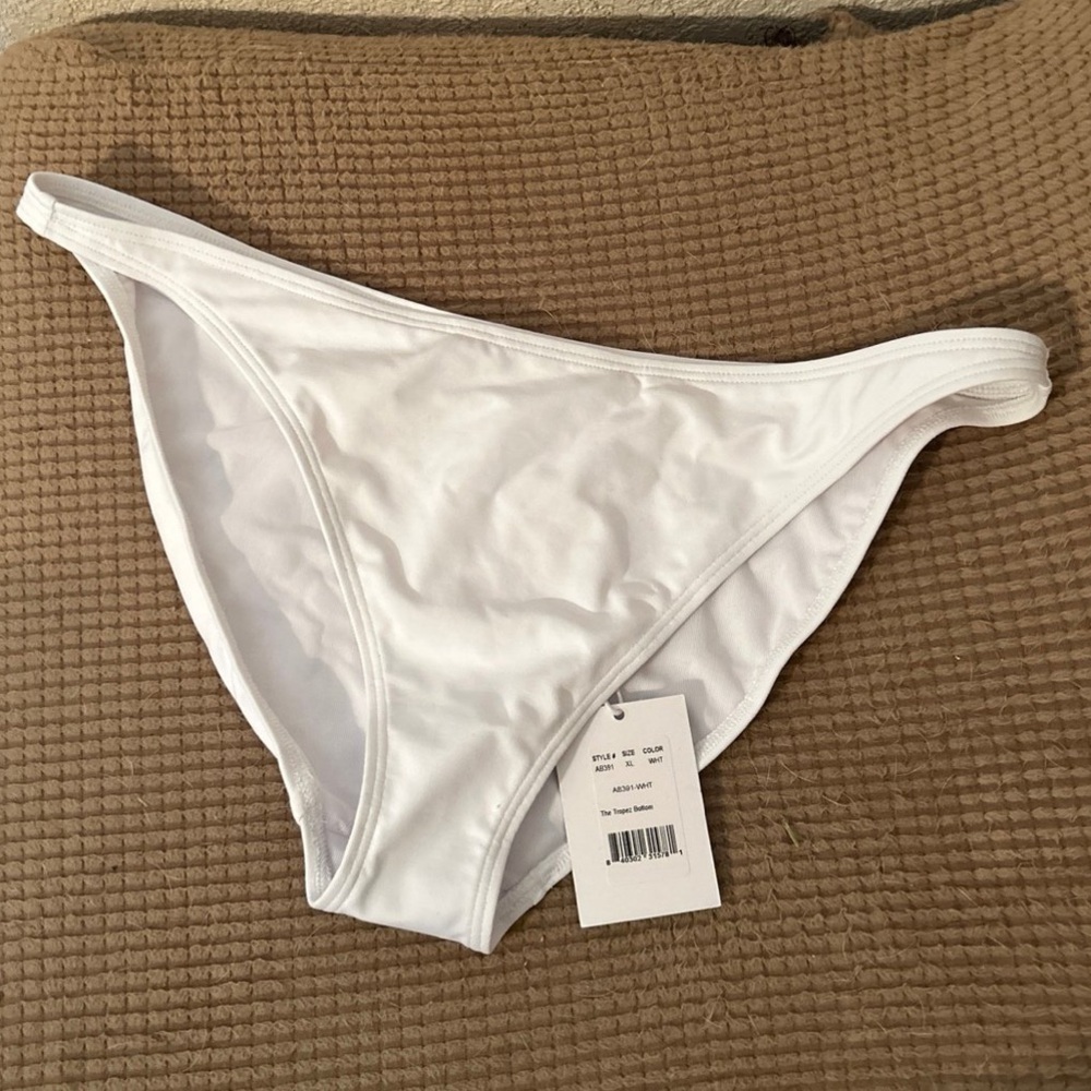 Andie The Tropez Bottom Xl white nwt